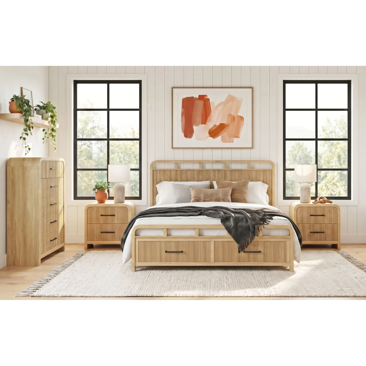 Ridgemont Storage Bedroom Set in Black by Elements International, view 39