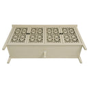 Hollowed Out Cabinet With 4 Doors, American Furniture, Suitable For Bedroom, Living Room, Study - Natural