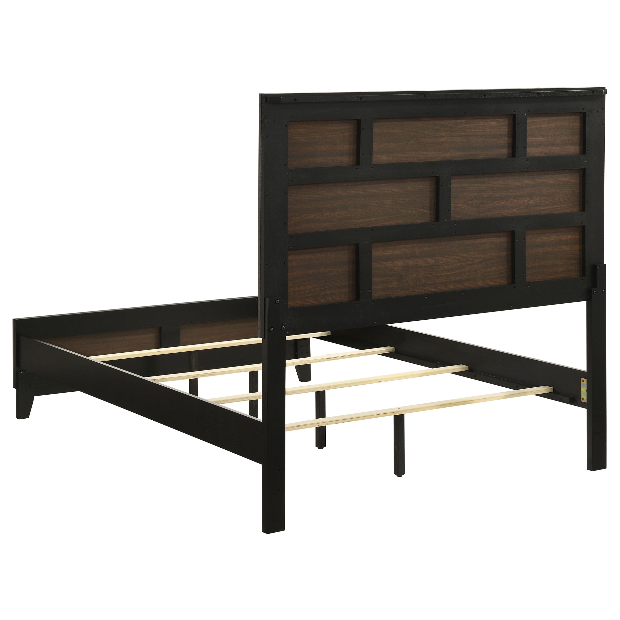 Watson Wood Full Panel Bed Grey Oak — view 5