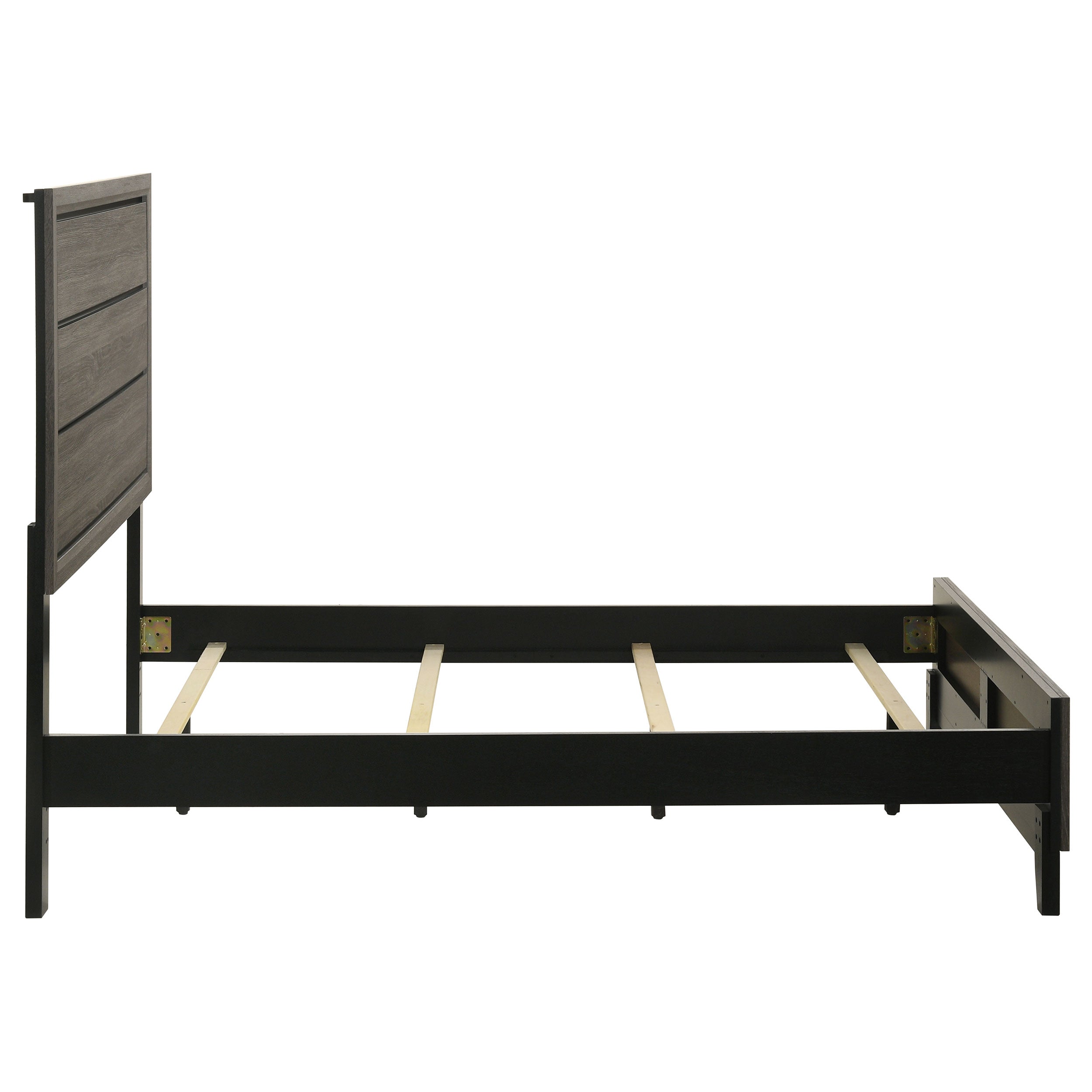 Watson Wood Full Panel Bed Grey Oak — view 6