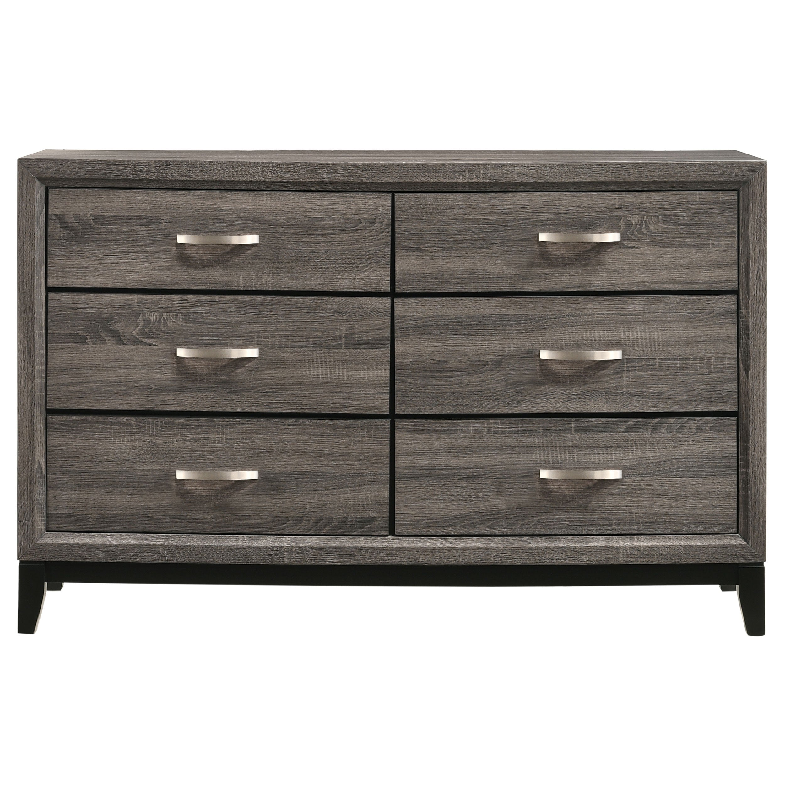 Watson Four-piece California King Bedroom Set Grey Oak — view 9