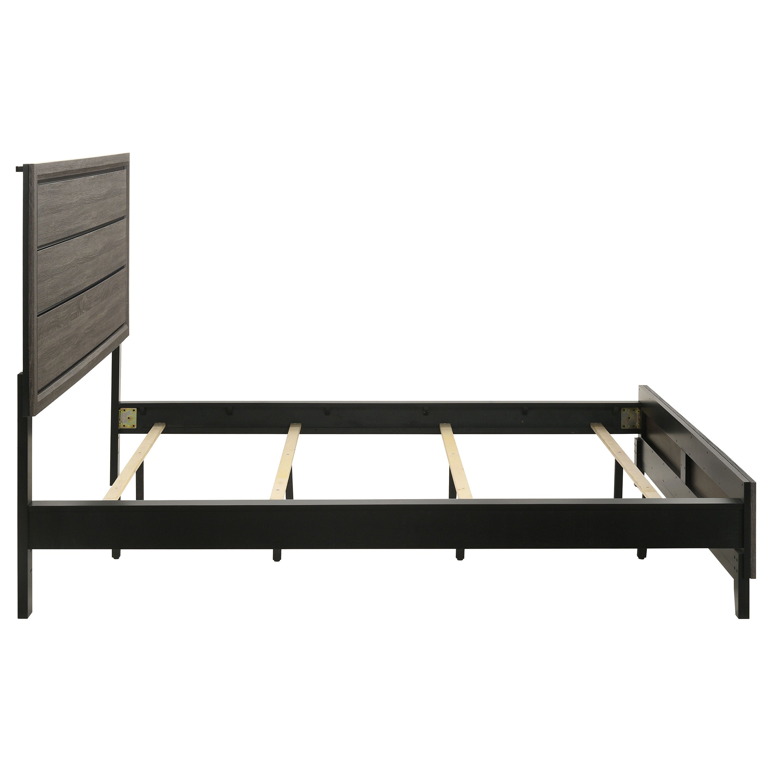 Watson Wood California King Panel Bed Grey Oak — view 6