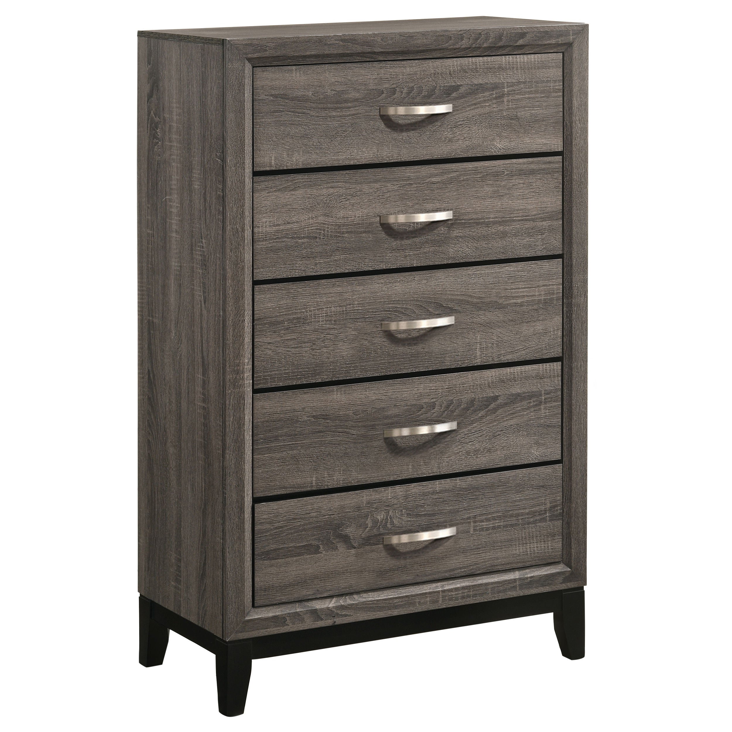 Watson Five-piece Queen Bedroom Set Grey Oak — view 11