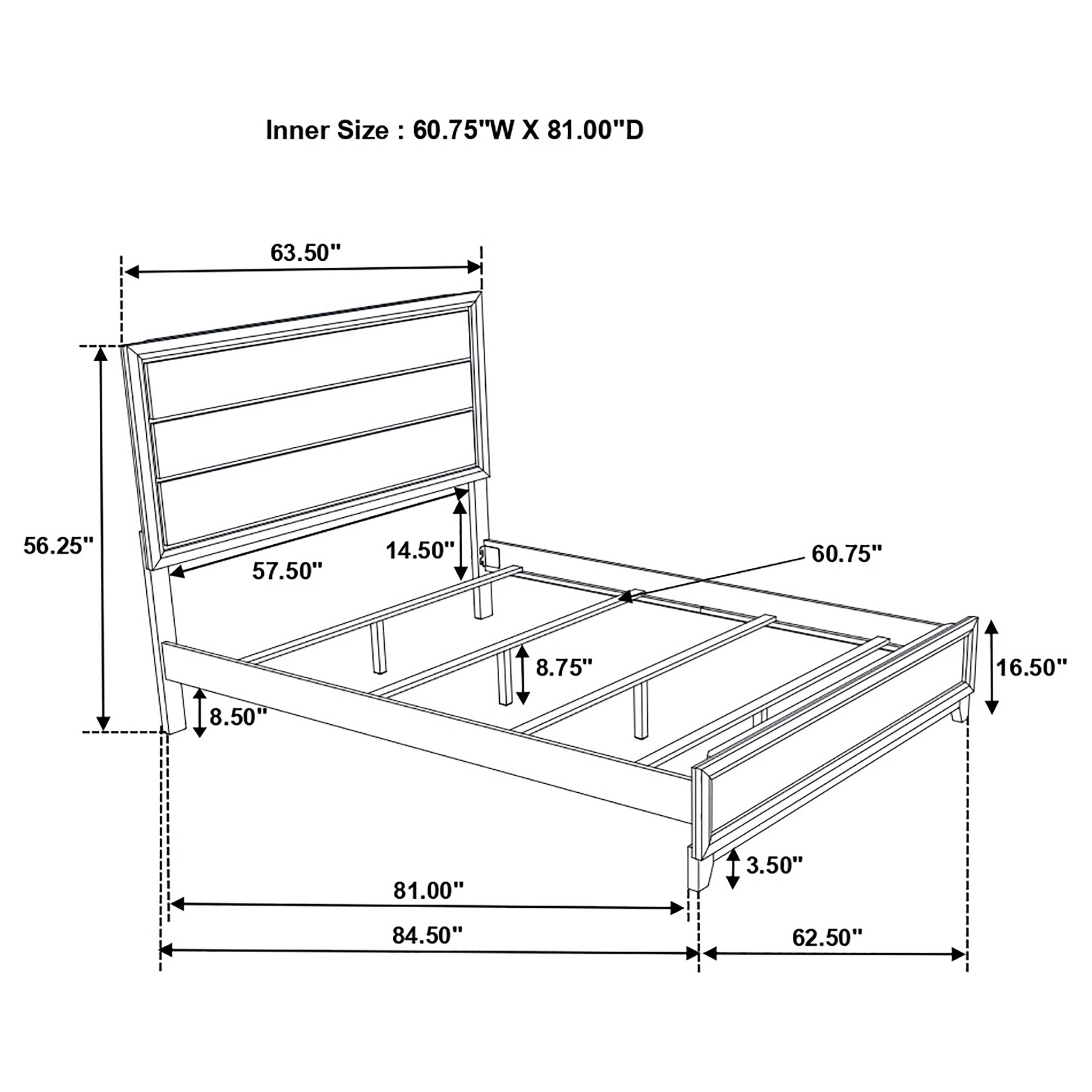 Watson Five-piece Queen Bedroom Set Grey Oak — view 15