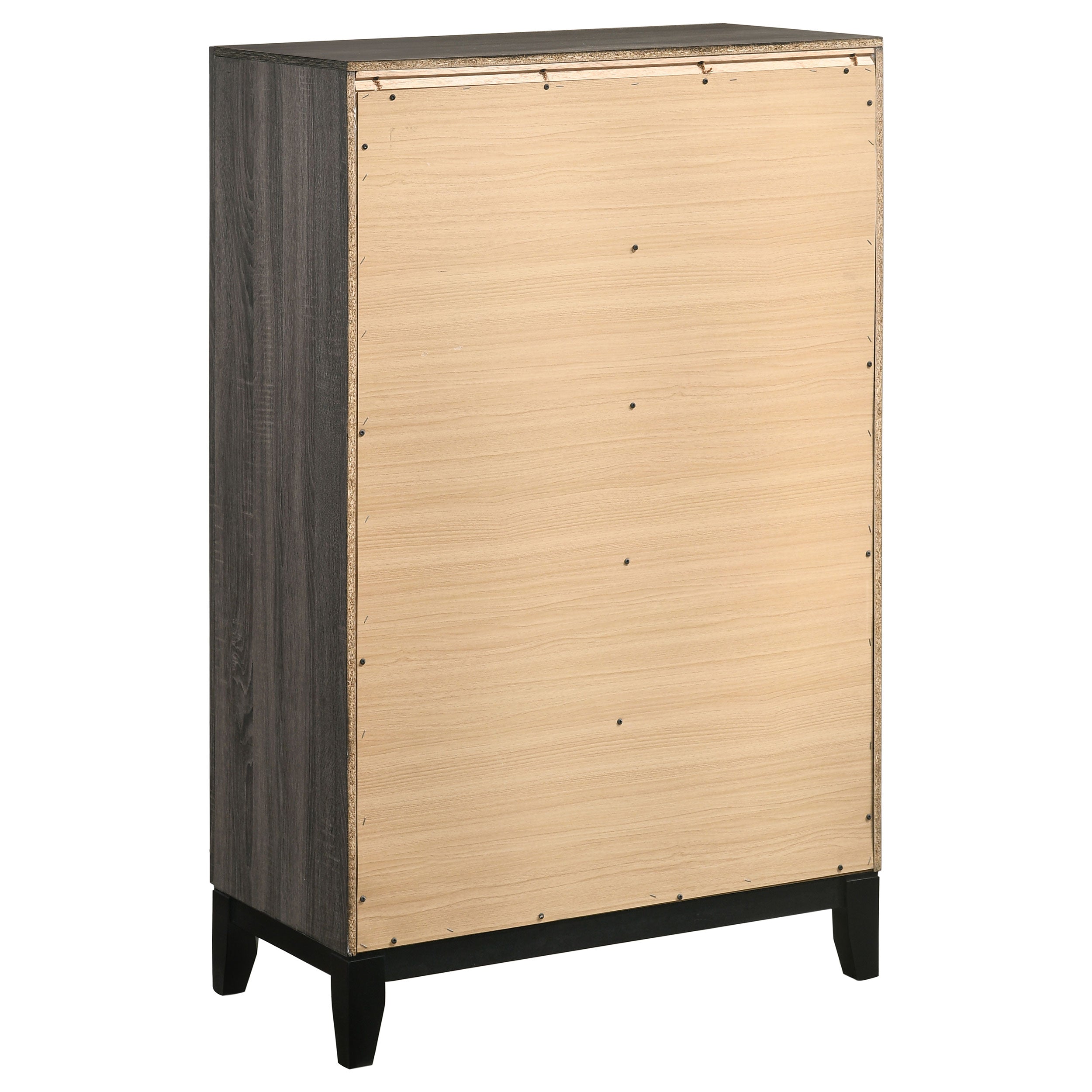 Watson 5-drawer Bedroom Chest Grey Oak — view 6