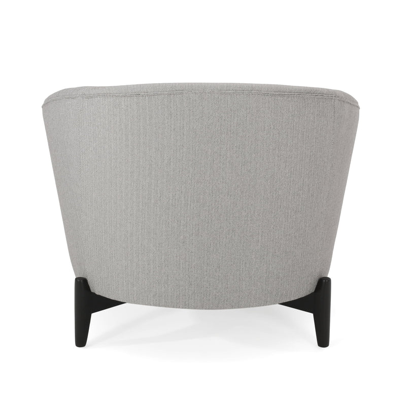 Elegant Barrel Style Club Chair