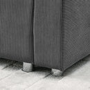 Convertible L Shaped Sleeper Sofa Bed With Reversible Chaise And Storage