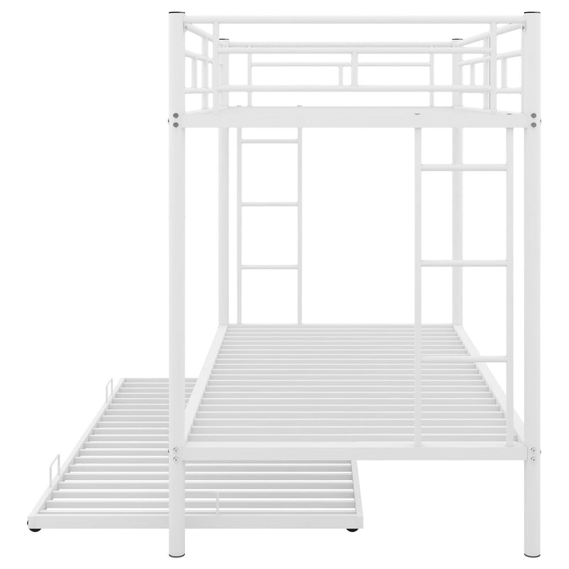 Twin Over Twin Bunk Bed With Trundle