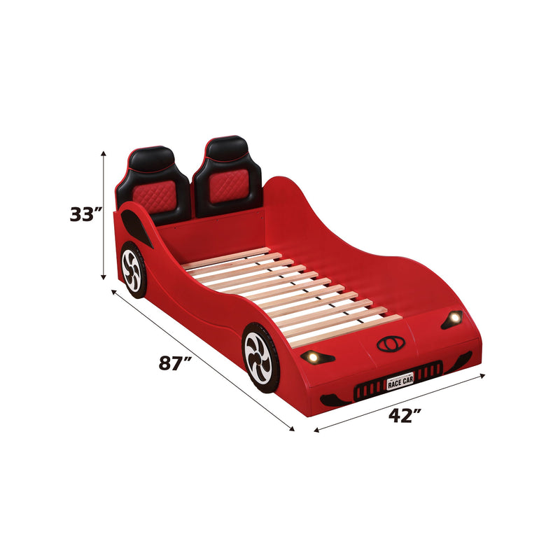 Colen - Twin Car Bed With LED