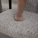 Armless Curved Back Accent Chairs