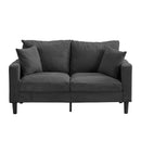 Modern Upholstered 2 Piece Sofa Set With 3 Seater And 2 Seater