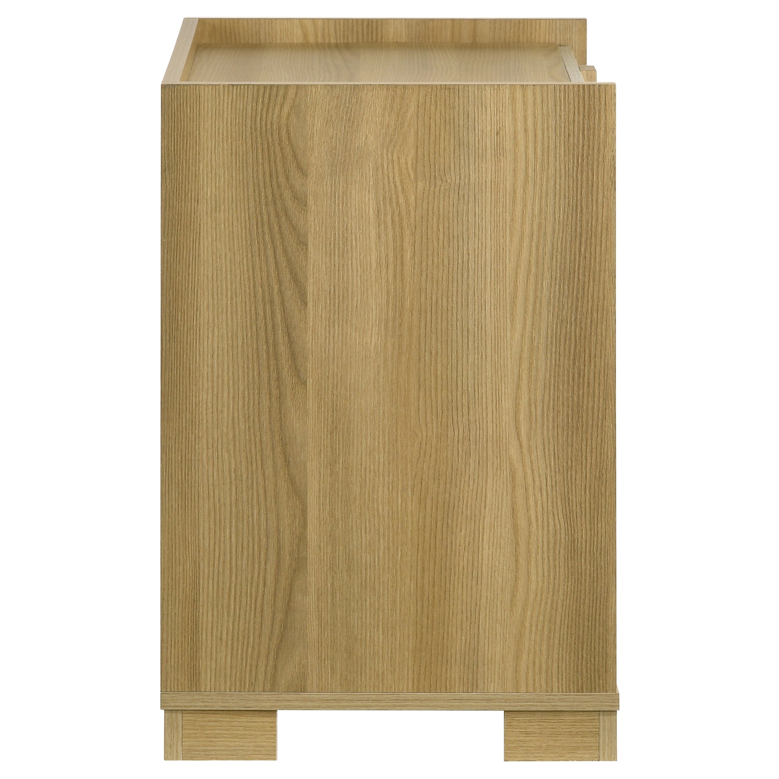 Hyland 2-drawer Nightstand Bedside Table Natural — view 8