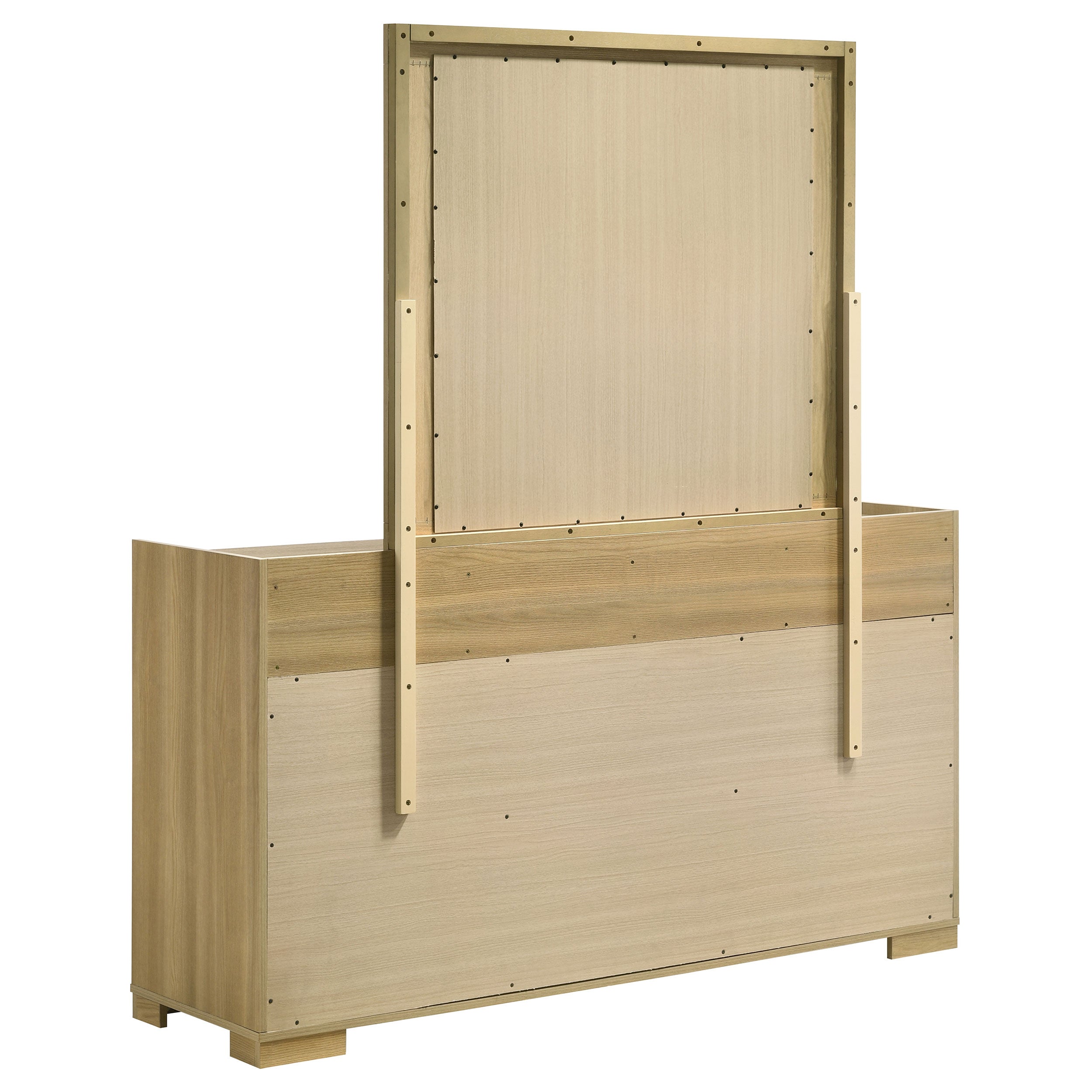 Hyland 6-drawer Dresser with Mirror Natural — view 5
