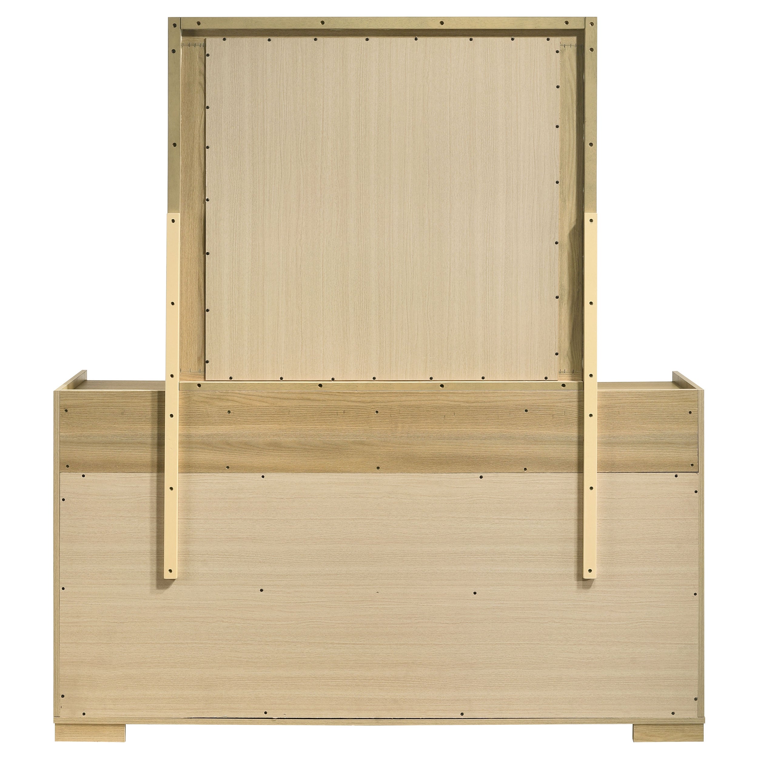 Hyland 6-drawer Dresser with Mirror Natural — view 6