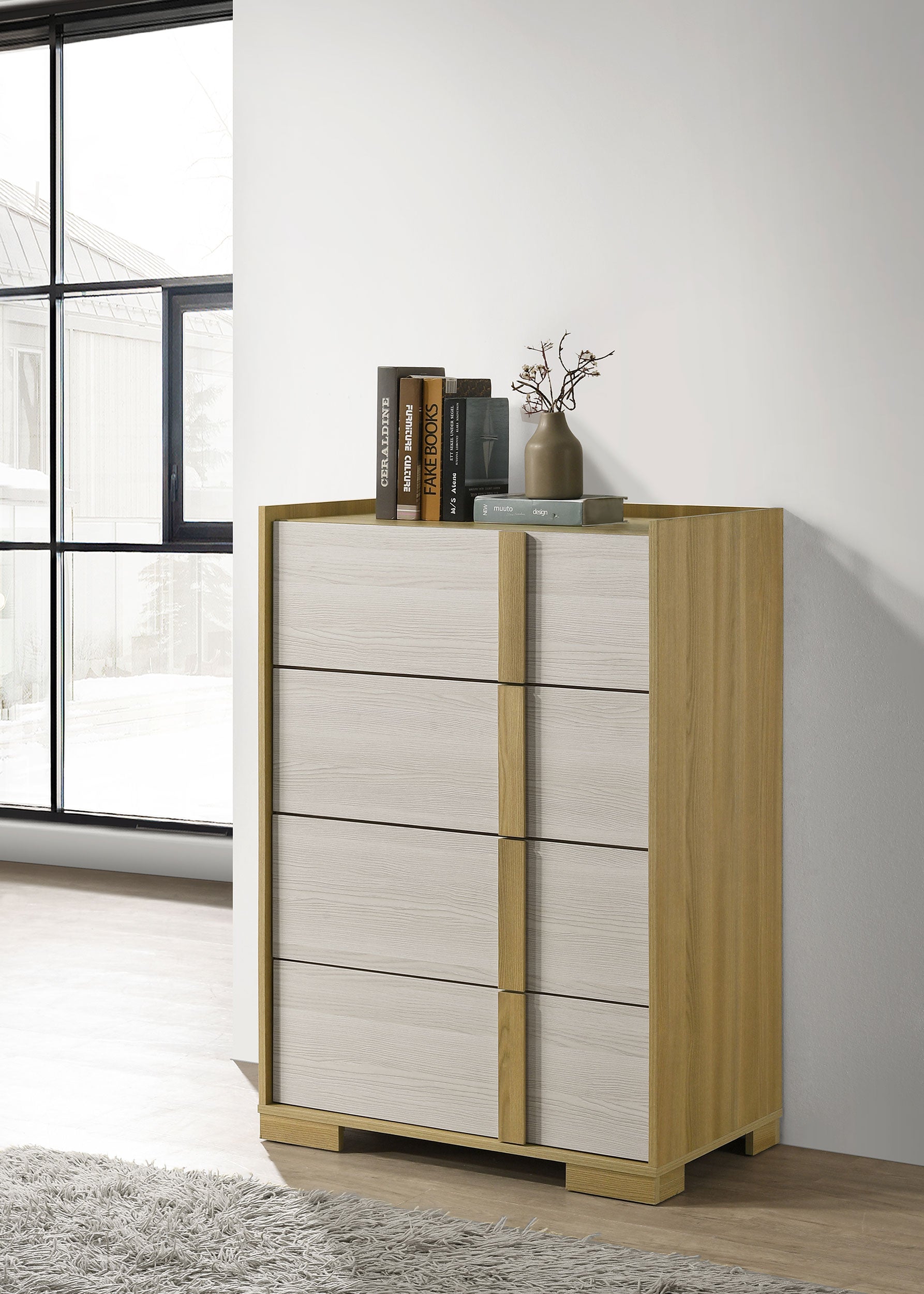 Hyland 4-drawer Chest of Drawers Natural — view 2