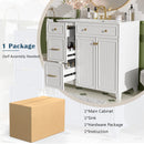 Bathroom Vanity With Sink, Soft Close Doors, Adjustable Shelves