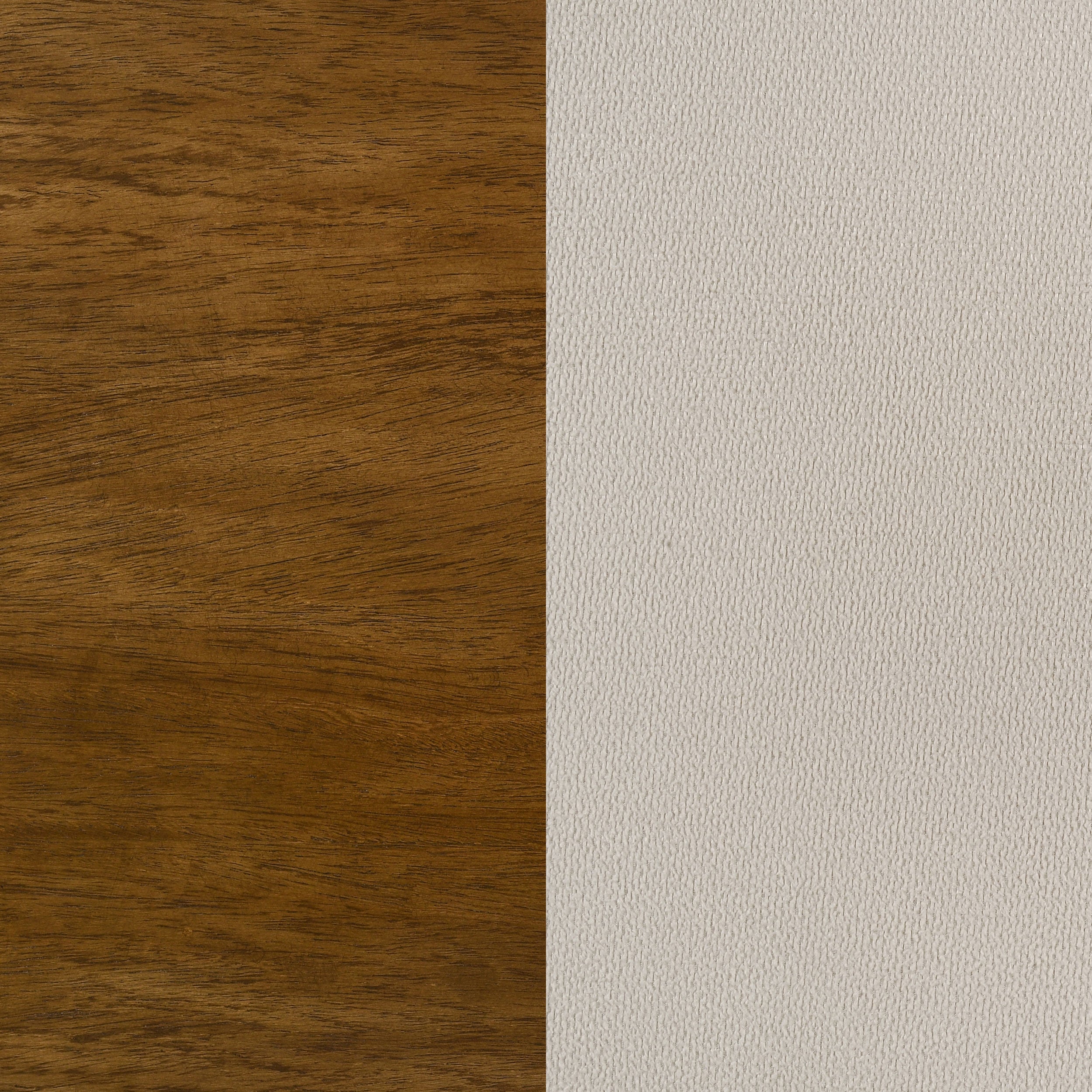 Adderley Queen Wood Panel Bed Cream and Warm Brown — view 10