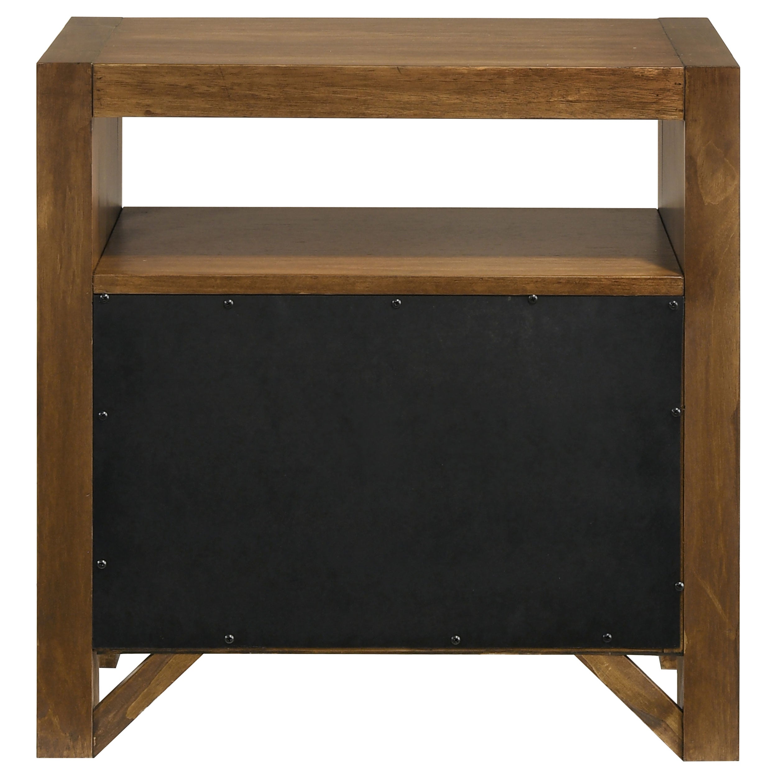 Adderley 2-drawer Nightstand Bedside Table Warm Brown — view 7