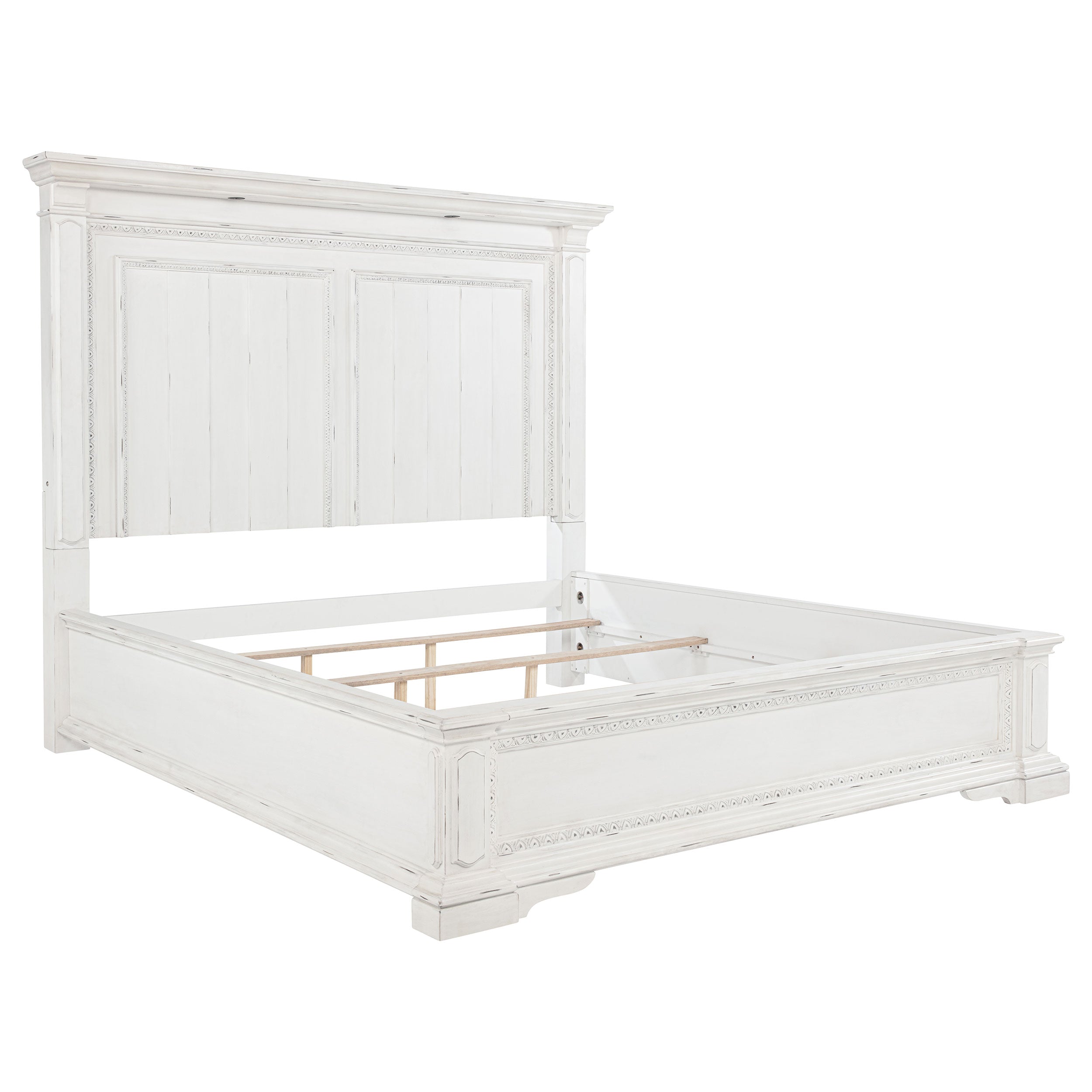 McKinney 4-piece Eastern King Bedroom Set Vintage White — view 3