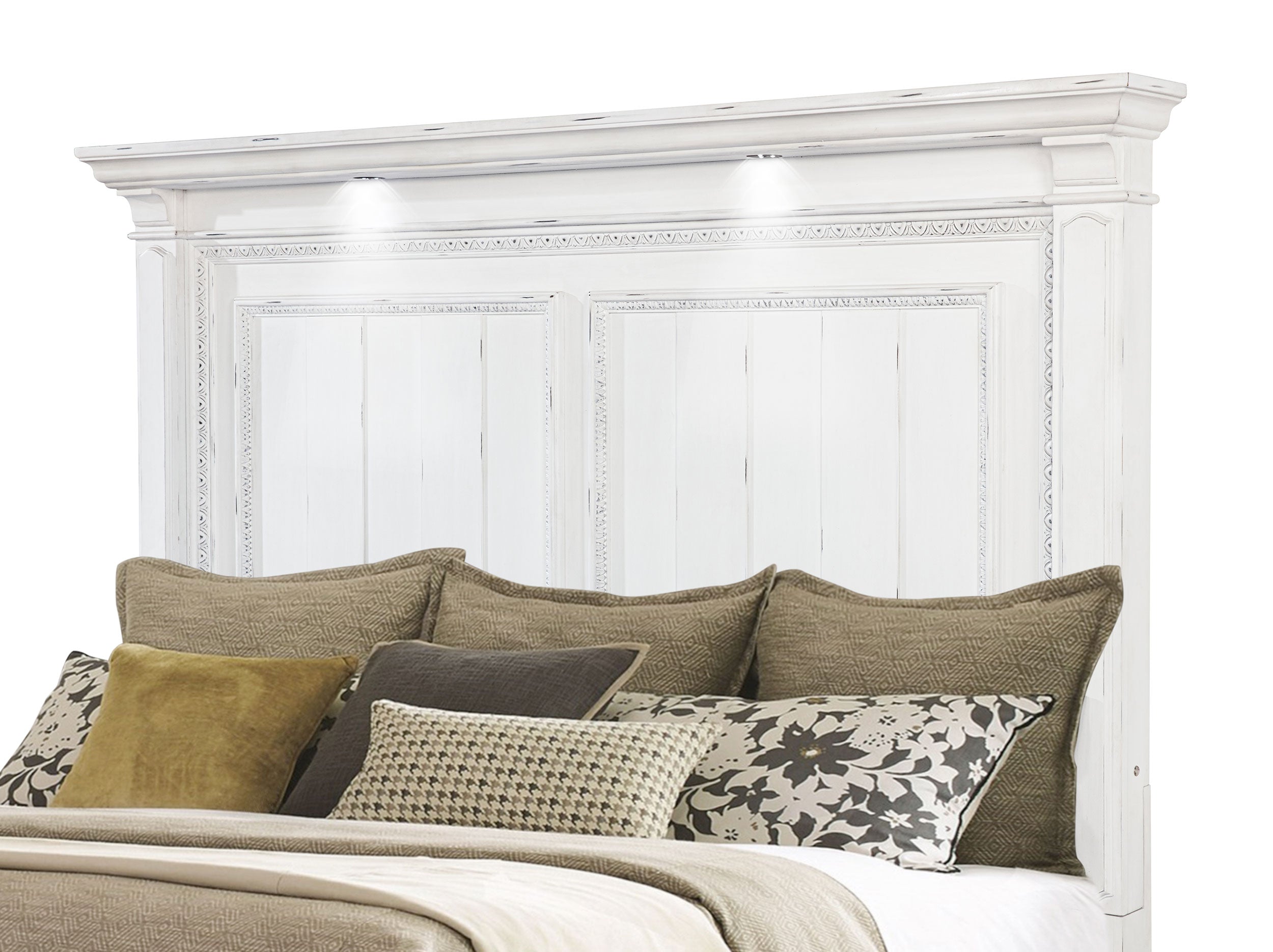 McKinney 4-piece Eastern King Bedroom Set Vintage White — view 11