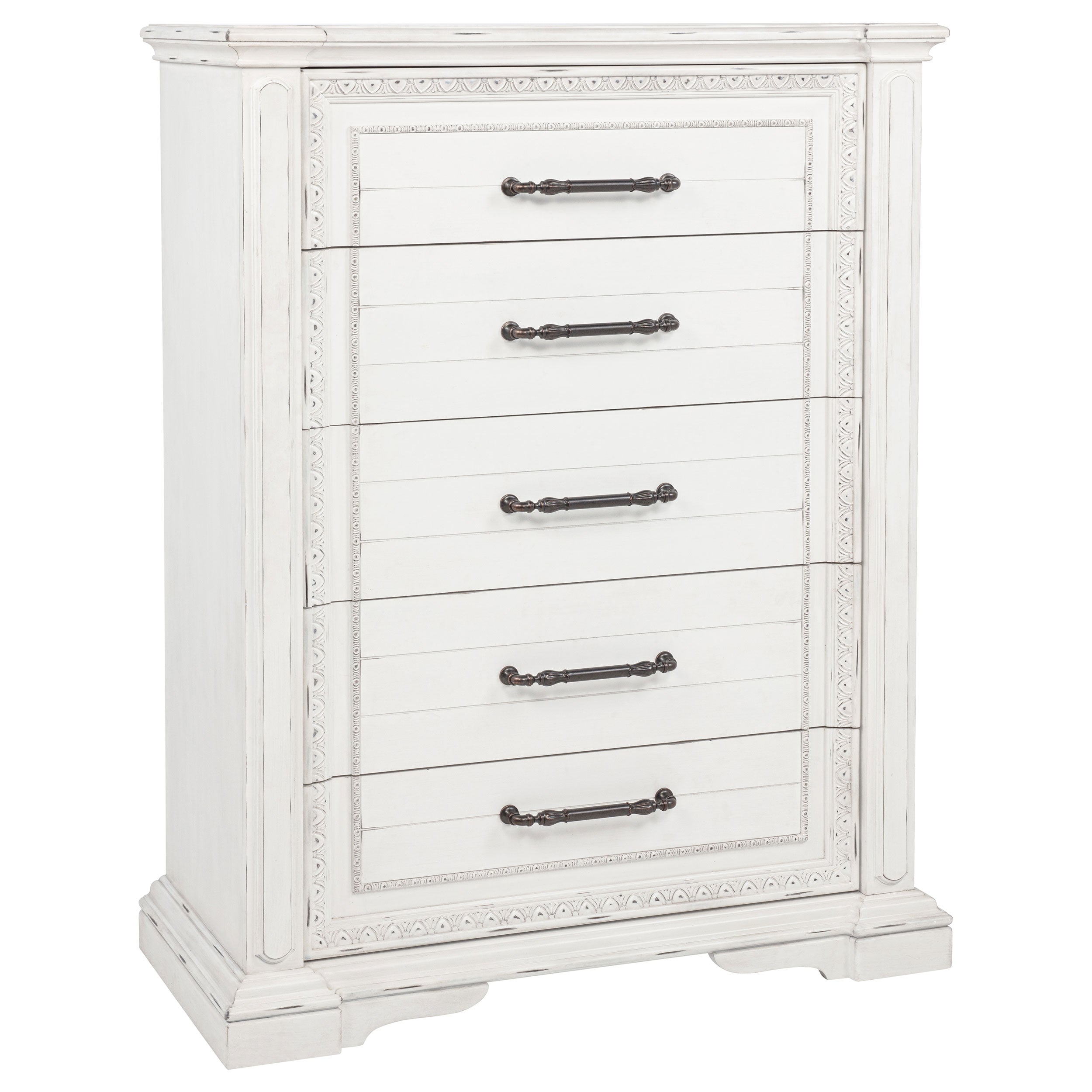 McKinney 5-piece Eastern King Bedroom Set Vintage White — view 11
