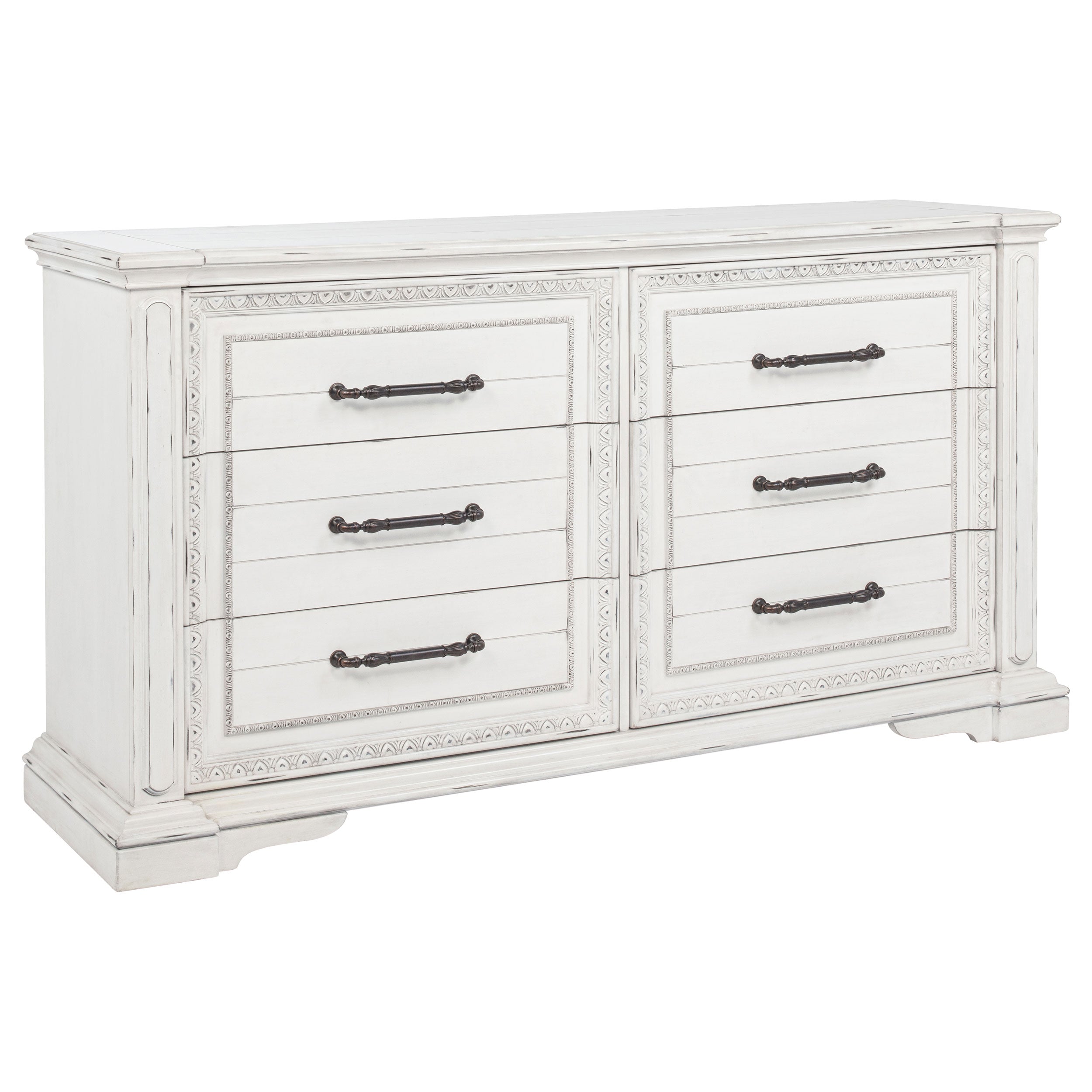 McKinney 4-piece California King Bedroom Set Vintage White — view 7