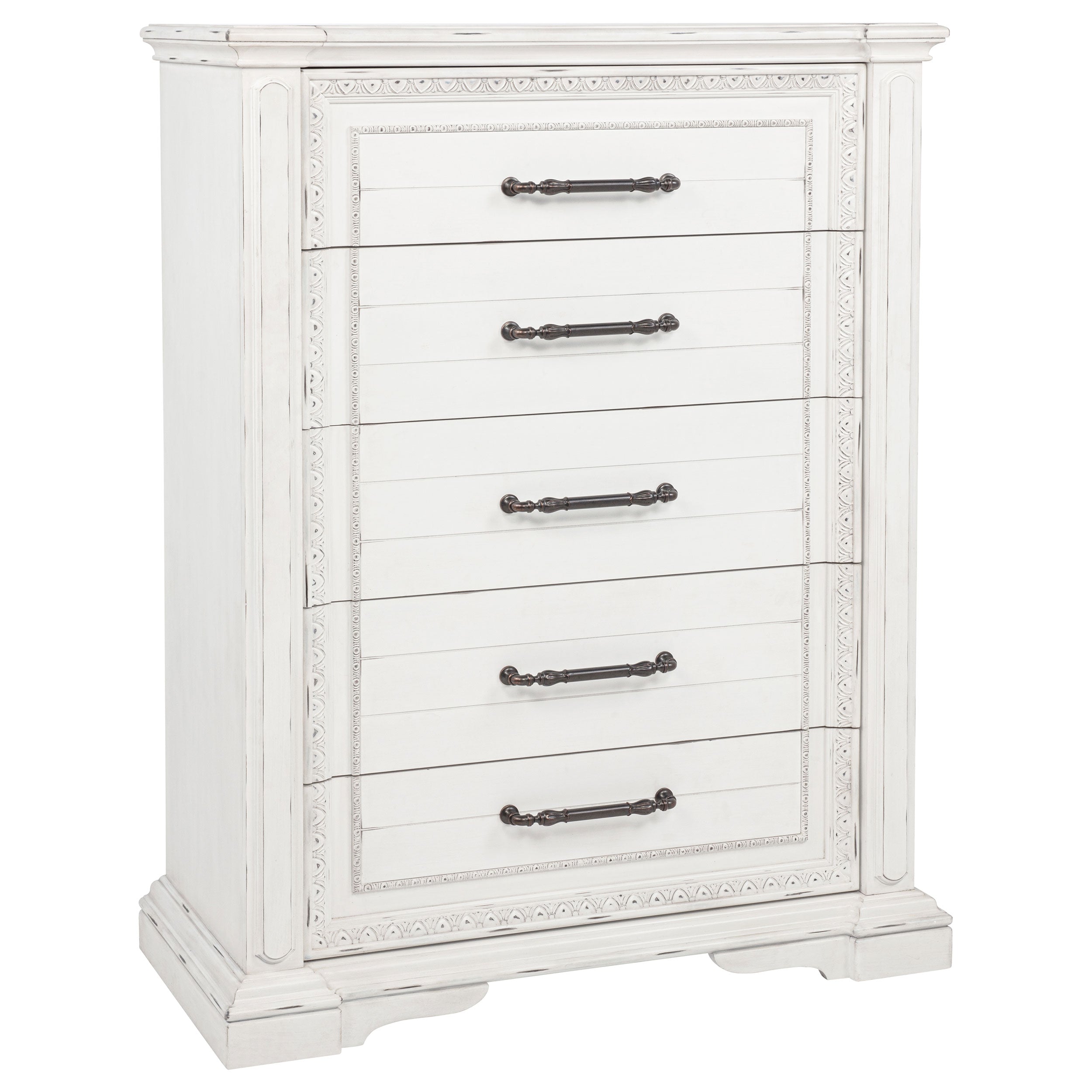 McKinney 5-piece California King Bedroom Set Vintage White — view 11