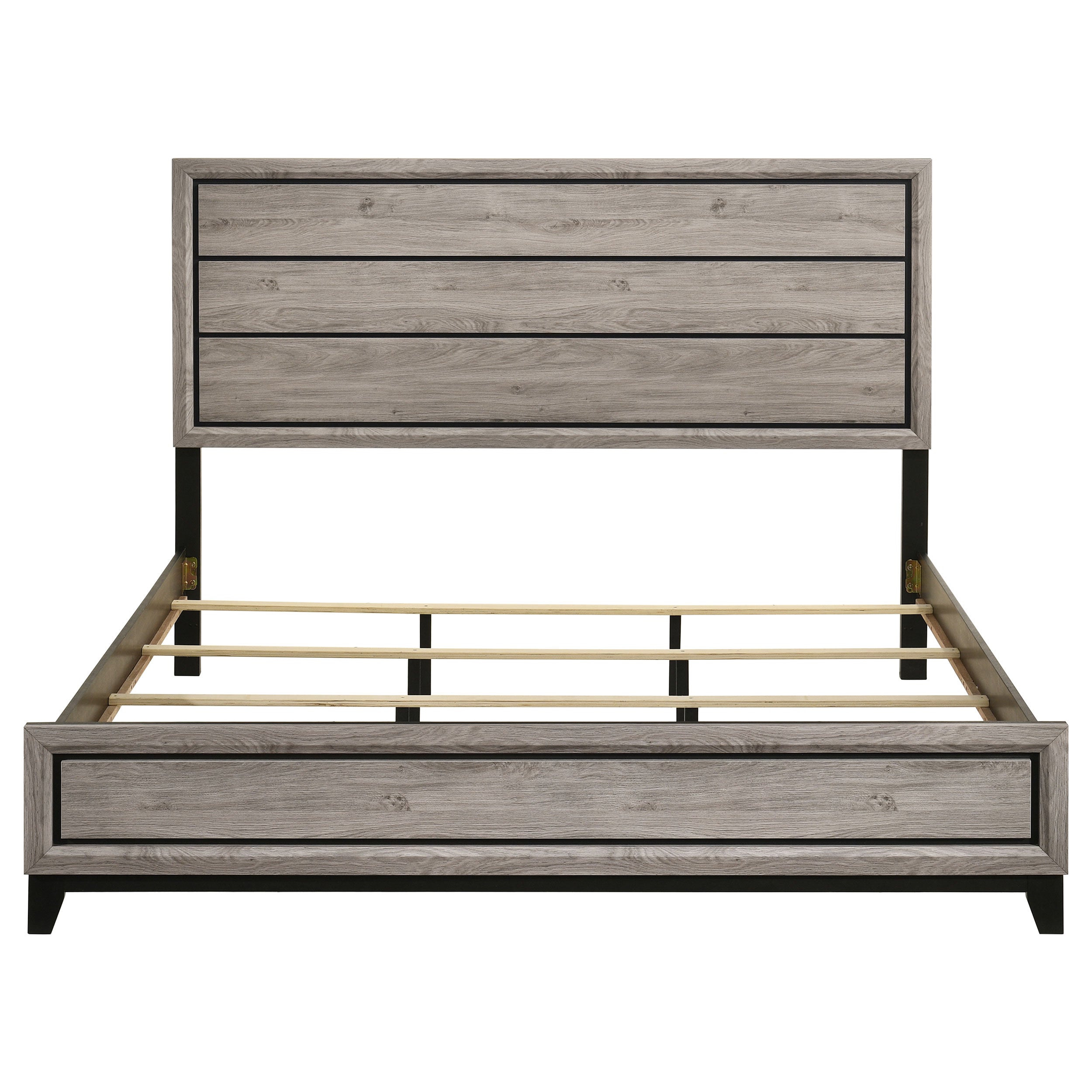 Watson Wood Eastern King Panel Bed Light Taupe — view 4
