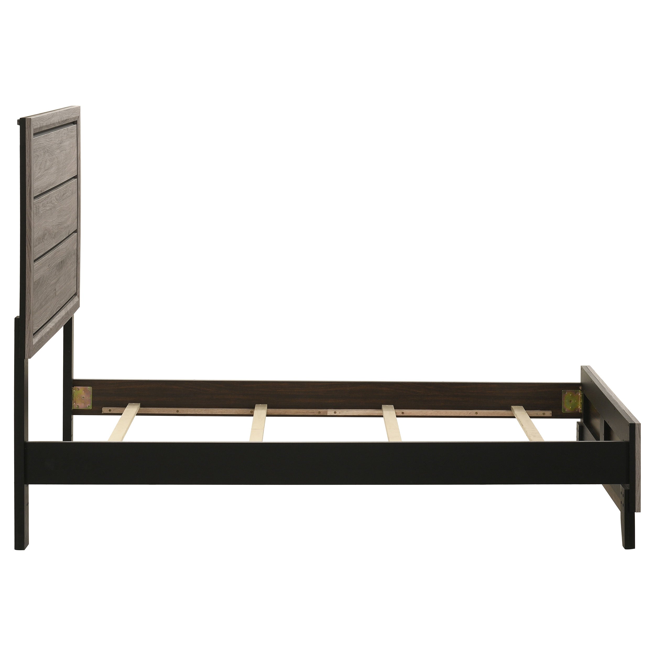 Watson Wood Twin Panel Bed Light Taupe — view 6
