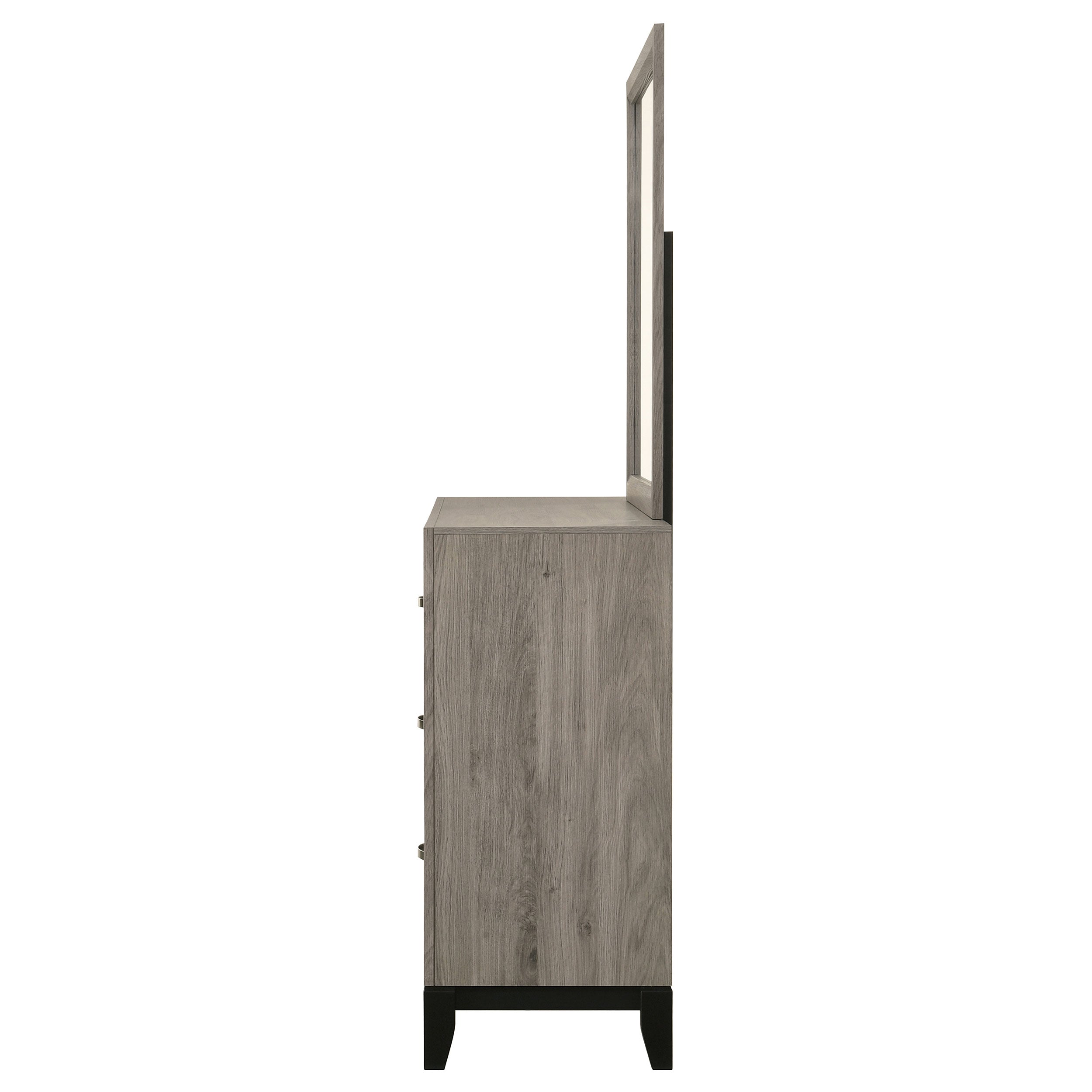 Watson 6-drawer Bedroom Dresser and Mirror Light Taupe — view 5