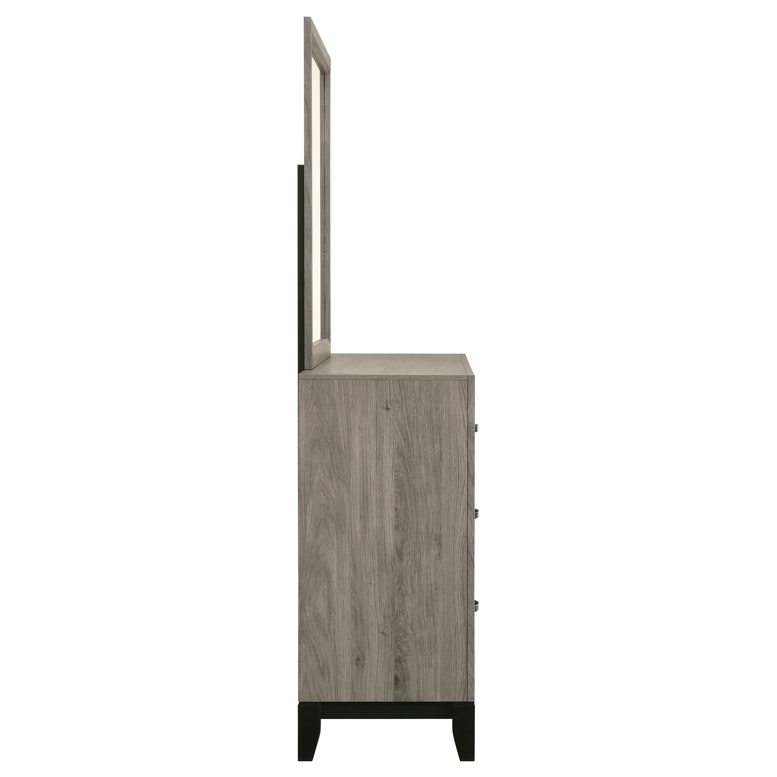 Watson 6-drawer Bedroom Dresser and Mirror Light Taupe — view 9
