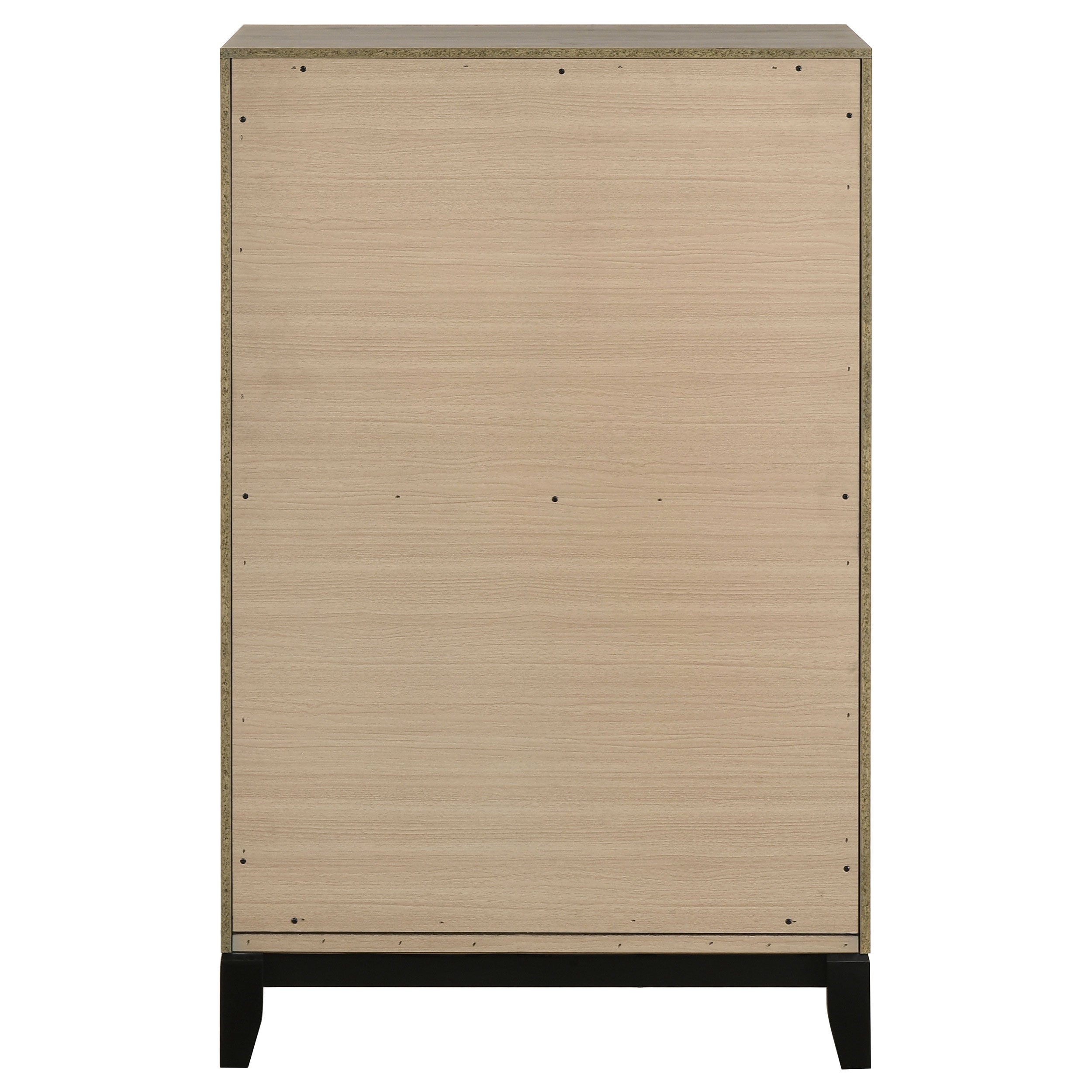 Watson 5-drawer Bedroom Chest of Drawers Light Taupe — view 7