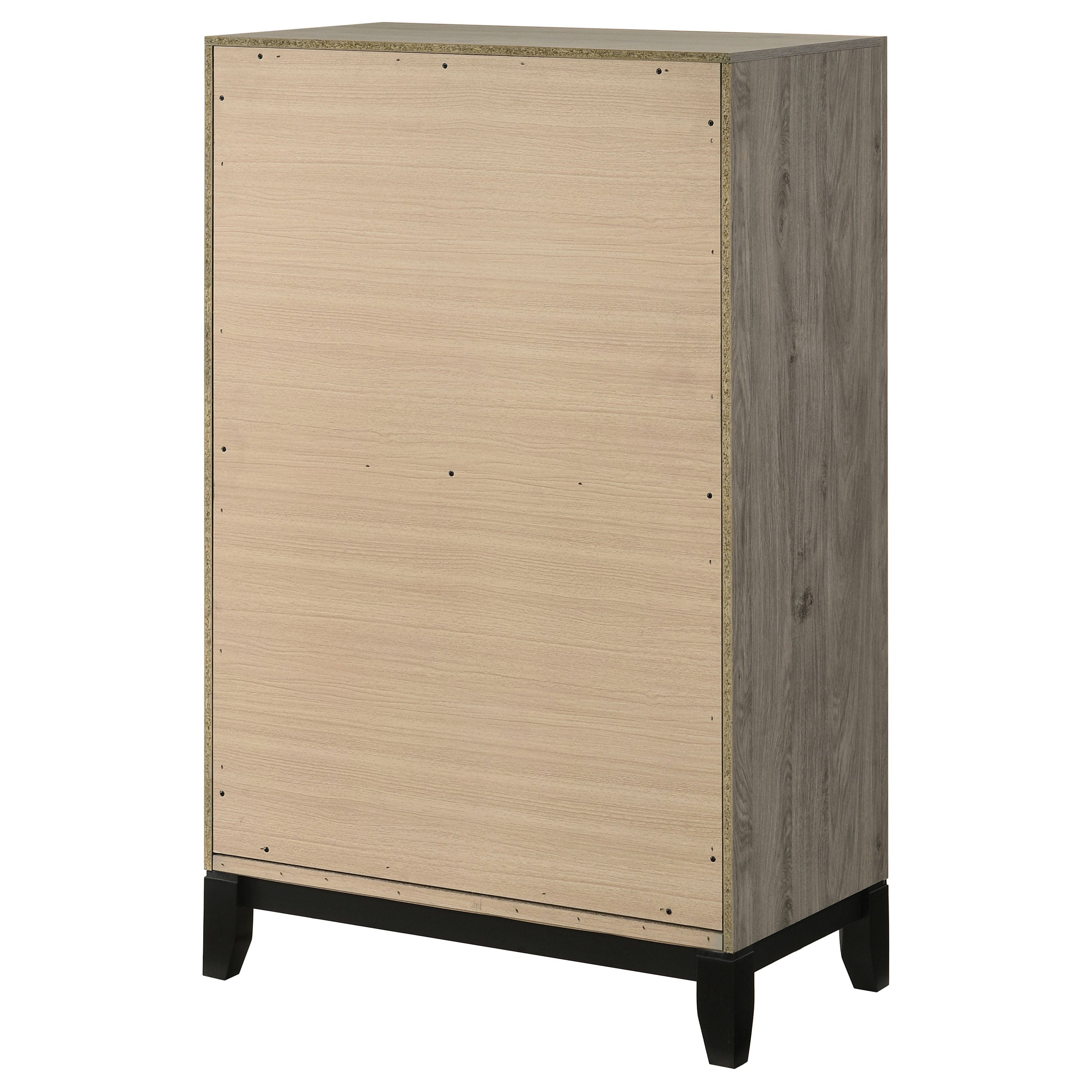 Watson 5-drawer Bedroom Chest of Drawers Light Taupe — view 8