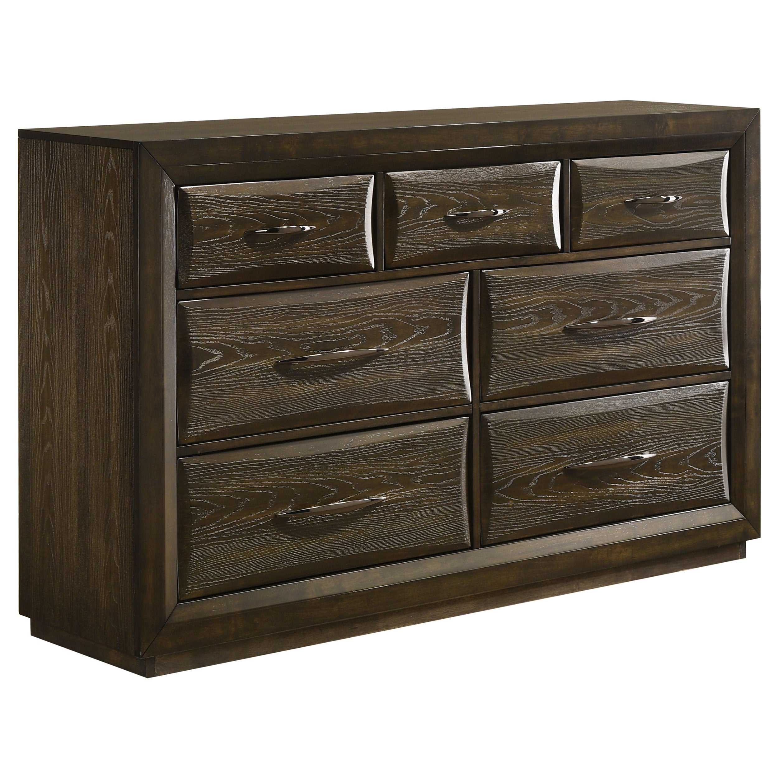 Atlas 5-piece California King Bedroom Set Dark Oak — view 7