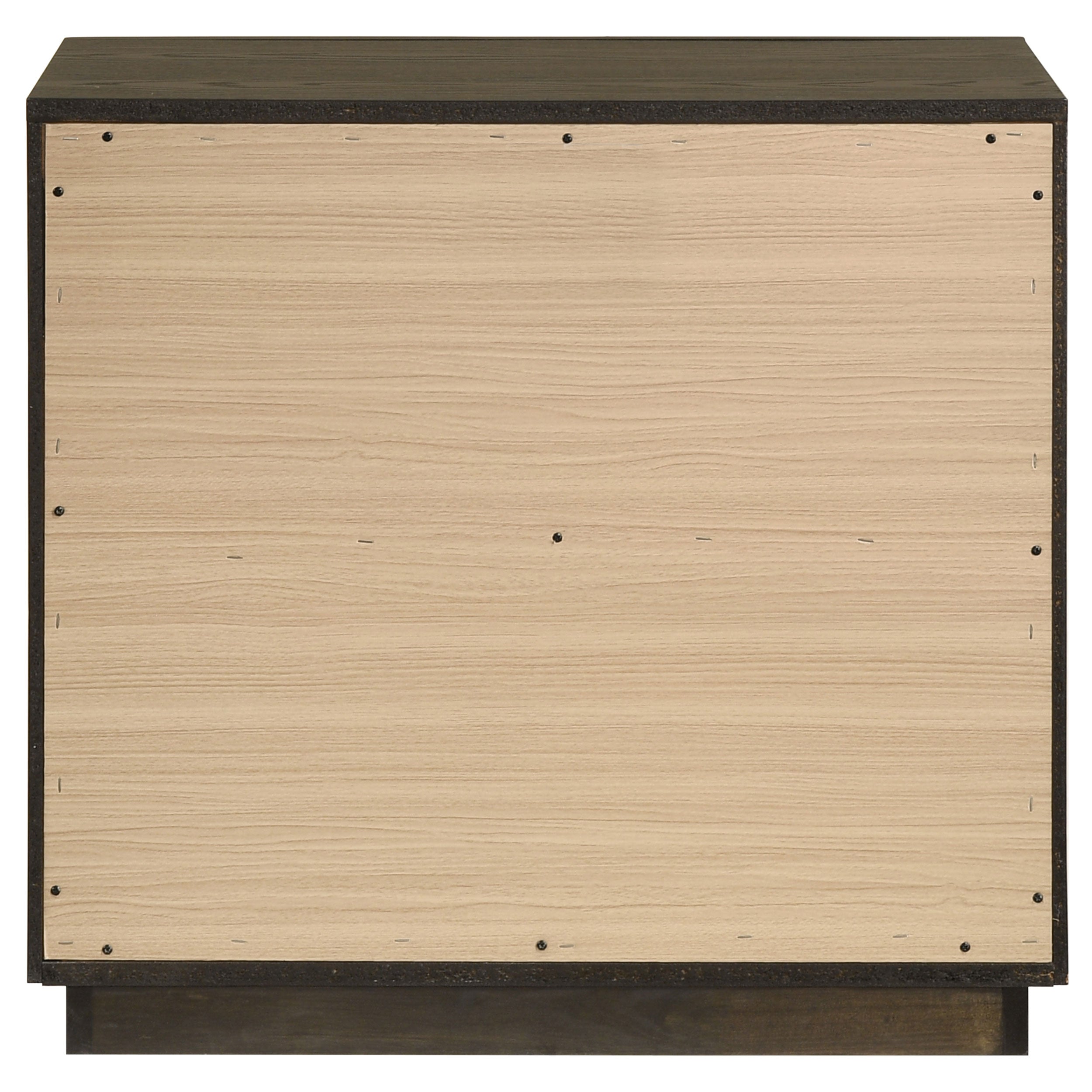 Atlas 2-drawer Bedroom Nightstand Bedside Table Dark Oak — view 7