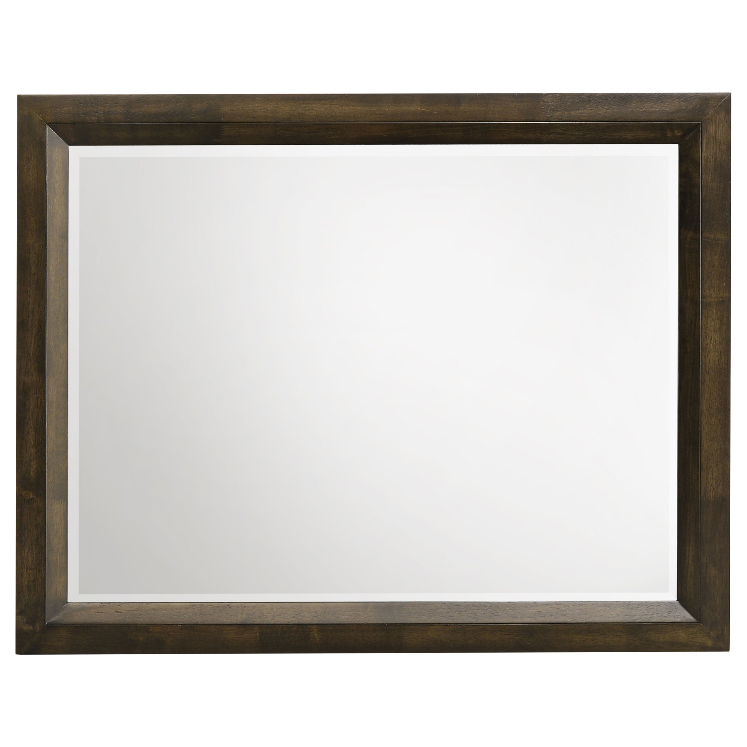 Atlas Bedroom Dresser Mirror Dark Oak — view 3