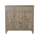 Dauphin - Handpainted Entryway Storage Cabinet - Gray Cashmere