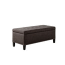 Modern Tufted Top Soft Close Storage Bench