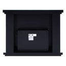 Noralie - LED Electric Fireplace - Mirrored & Faux Diamonds