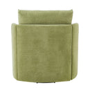 360° Modern Swivel Chair With Upholstered Curved Design
