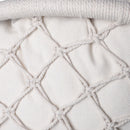 Macrame Hanging Hammock Chair With Cushion, Cotton Rope Swing For Indoor And Outdoor Use, 330 Lbs Capacity - Beige