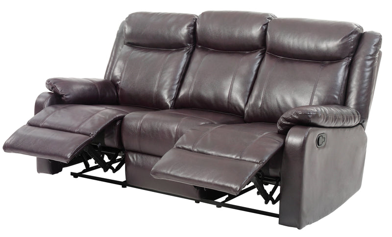 Ward - G760A-RS Double Reclining Sofa - Dark Brown