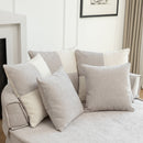 Modern Oversized Round Barrel Accent Chair With Ottoman