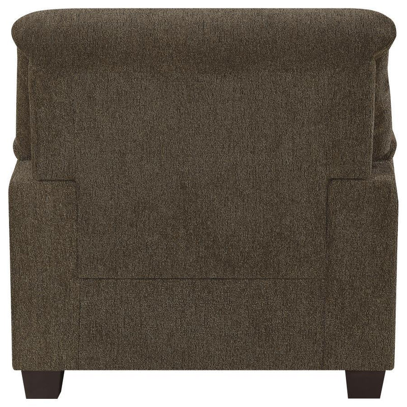 Clementine - Upholstered Padded Arm Accent Chair