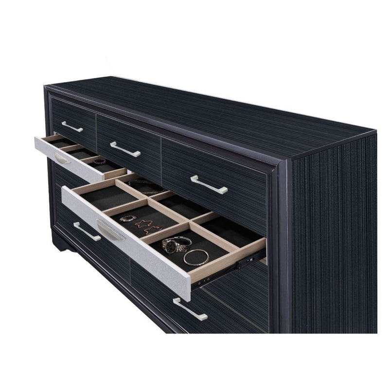 The Naima dresser offers a sophisticated look, clean lines and contemporary style.