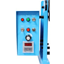 Heavy Duty Rotary Welding Positioner Turntable Table With Manual Tilt And 3 Jaw Lathe Chuck - Blue