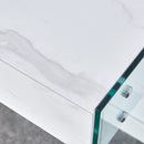 Environmental Protection Minimalist Dresser, Desk, Desktop Computer Desk, With Double Drawer Storage Space, Simple Home, Perfect For Various Styles - White