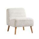 Upholstered Armless Accent Chair