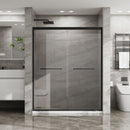Goodyo - Double Sliding Bathtub Shower Door With Sgcc Clear Tempered Glass