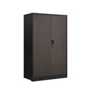 Metal Storage Cabinet With Locking Doors And Adjustable Shelf, Folding Filing Storage Cabinet, Folding Storage Locker Cabinet For Home Office, School, Garage